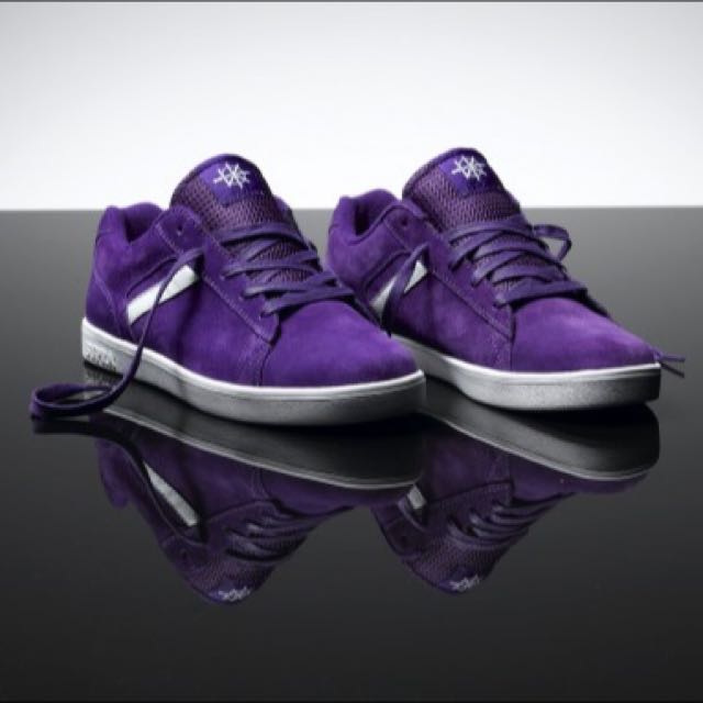 Supra mens bullet sales trainers purple/white