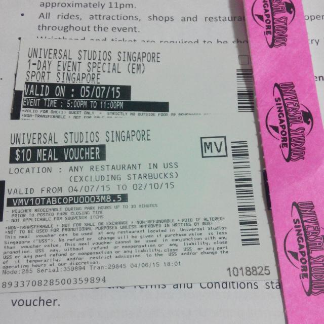 Uss Ticket, Everything Else on Carousell