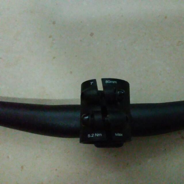 Handlebar Bontrager Low Riser 31.8mm 15mm Rise 9 Degree Sweep