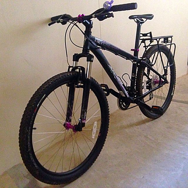 purple specialized bike