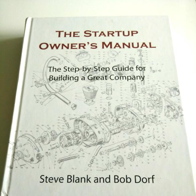 The Startup Owner S Manual 10 10 Books Stationery On Carousell