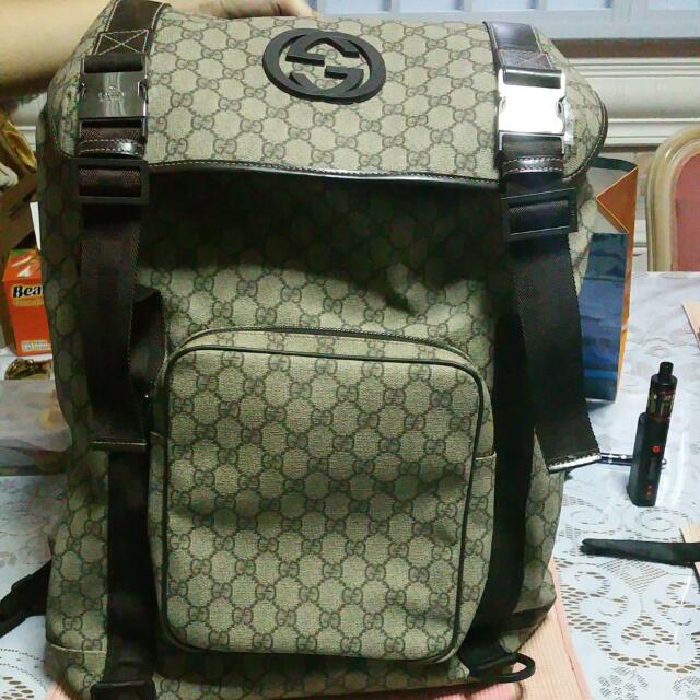 Mens store gucci backpacks