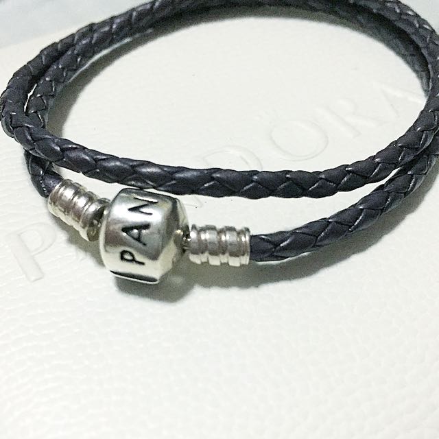 Purple leather discount bracelet pandora