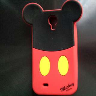 Mickey Mouse Samsung S4 Black & Red Phone Case 