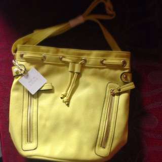 Yellow sling bag (New Look)