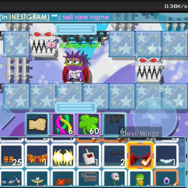 Devil Wings (Growtopia), Hobbies & Toys, Toys & Games on Carousell