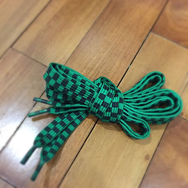 Checkered shoelaces on sale
