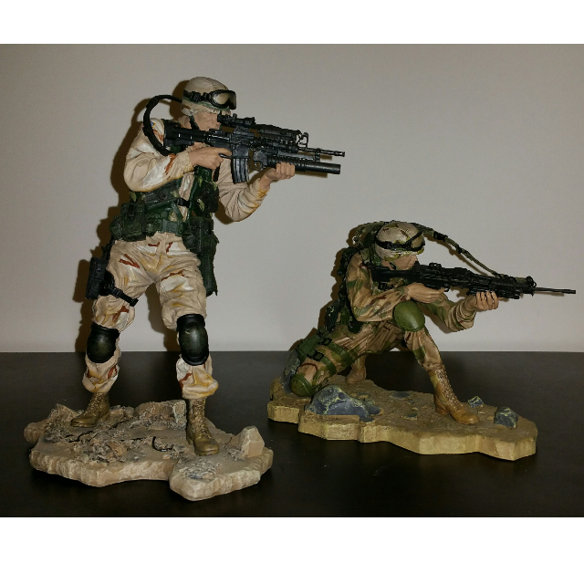 McFarlane's Military Series 1 - Six inch Army Ranger and Army Desert  Infantry
