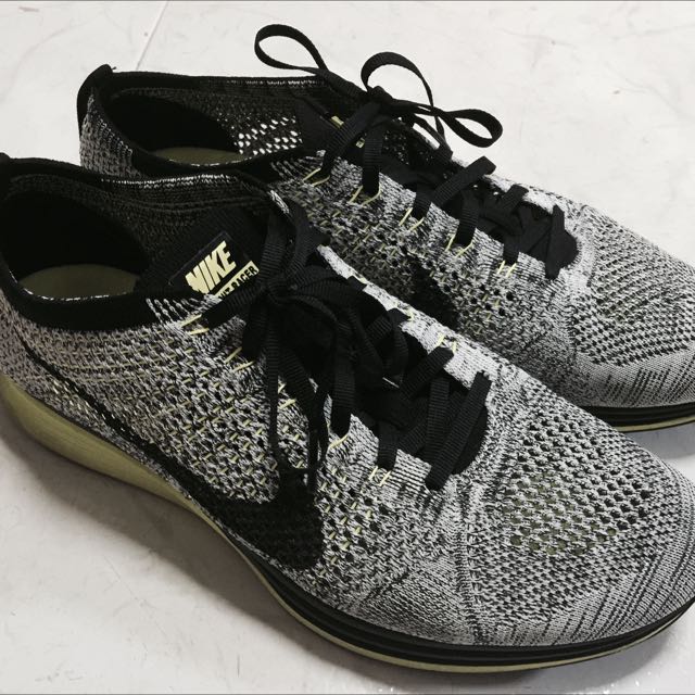 flyknit racer oreo volt