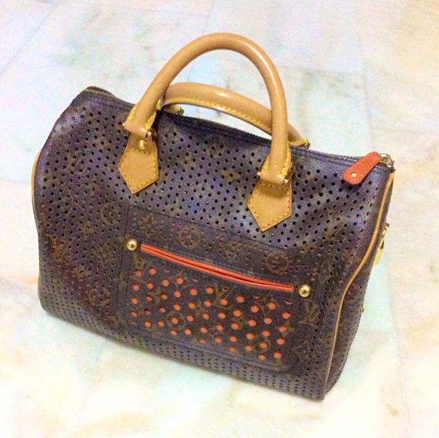 Lv bag sales with holes