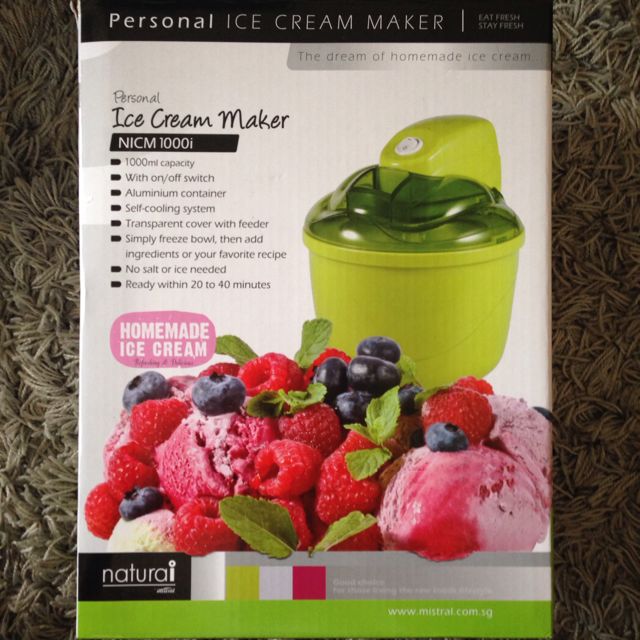 Mistral ice 2025 cream maker review