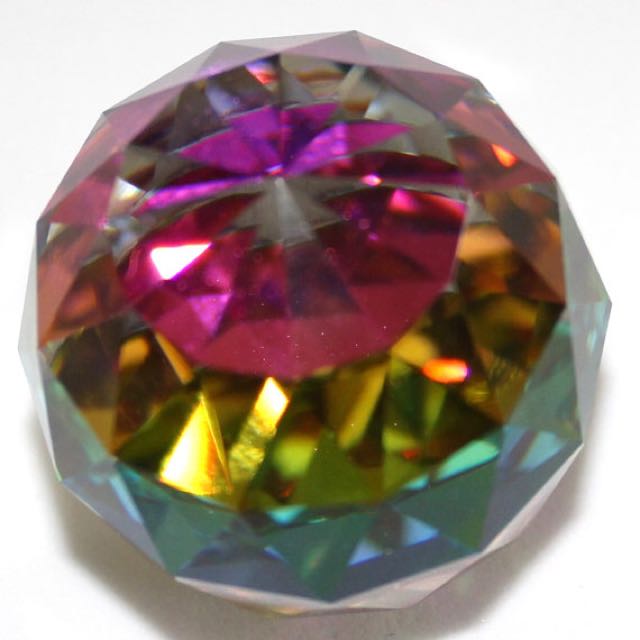 Swarovski 60mm Round Paperweight. Vintage, Rare., Hobbies & Toys, Memorabilia & Collectibles