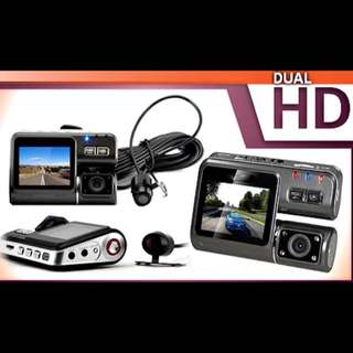 HD Double View Car DVR Camera