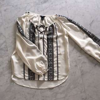 H&M Peasant Blouse