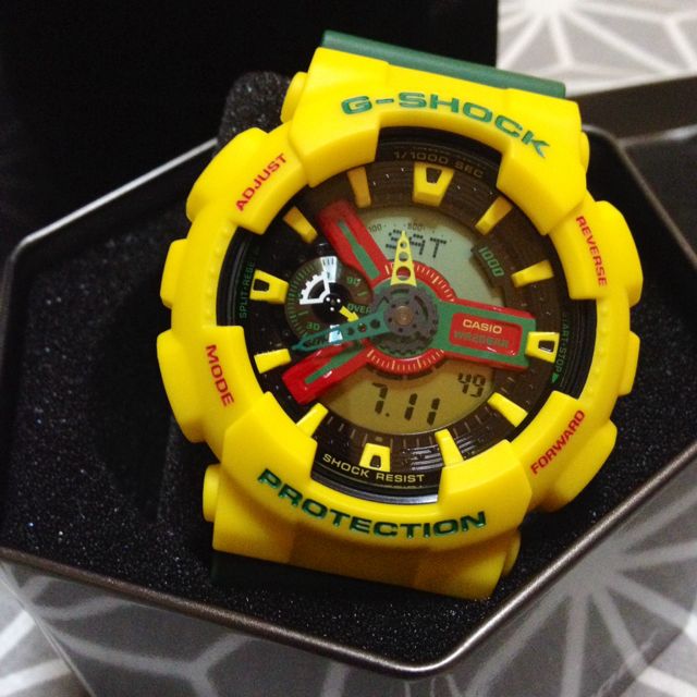 G shock yellow green sale