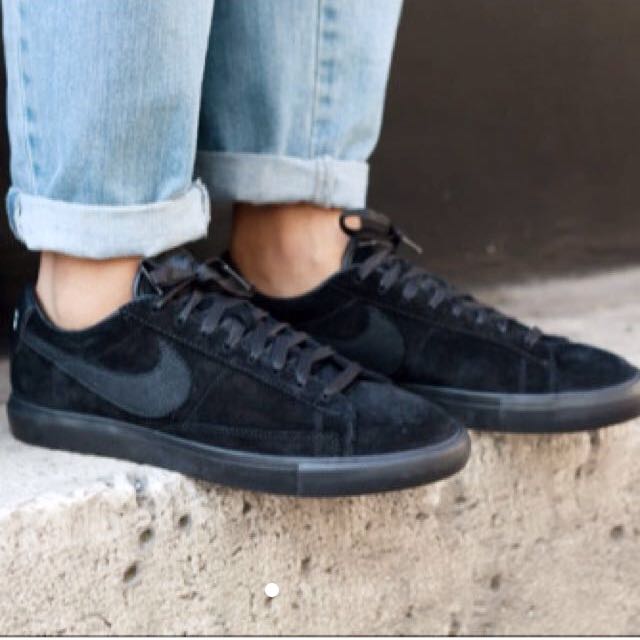 Væsen forbundet ødelagte Cdg Nike Blazer Low Cut Black, Men's Fashion, Footwear, Sneakers on  Carousell