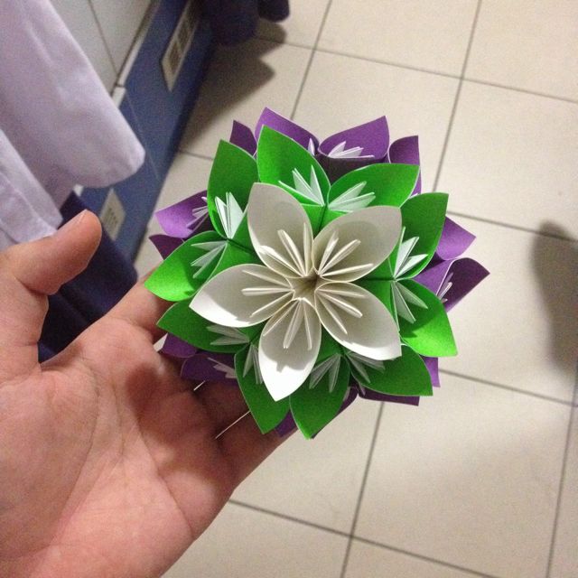Origami Paper Craft Flower Design Craft On Carousell