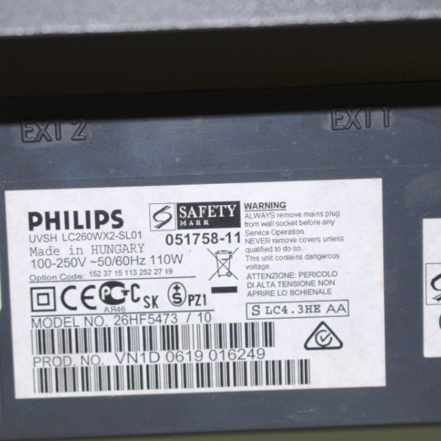 Sg 50 Sale Philips 26hf5473 26 Inch Hd Ready Lcd Tv With Dvi Port Furniture On Carousell