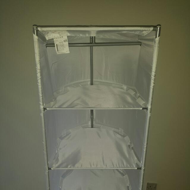 IKEA Rolling Storage Shelves On 3 Wheels, Furniture & Home Living