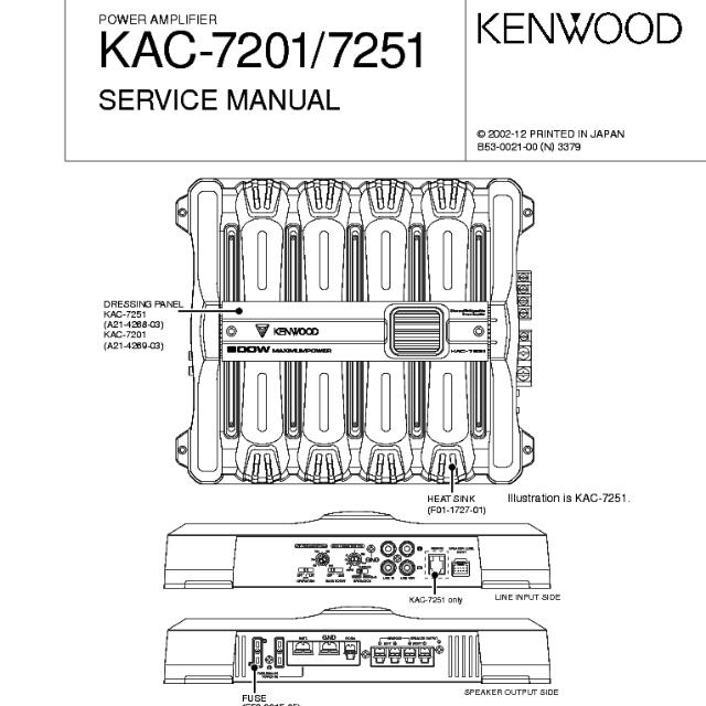Kenwood KAC7201 Car Amplifier (460 Watts 4 Ohm), Cars on Carousell
