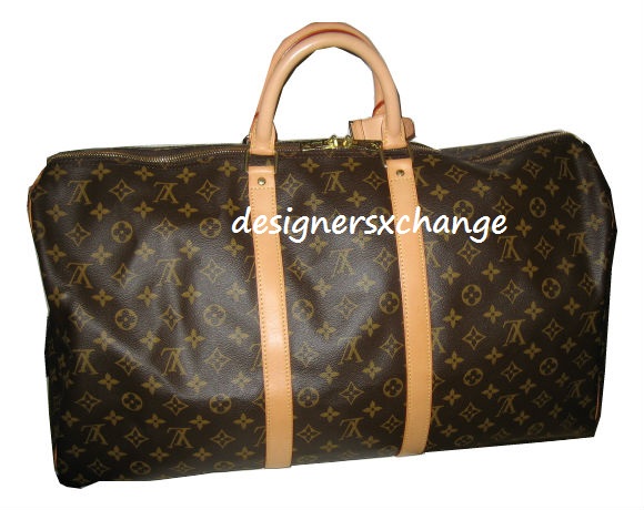 Louis Vuitton Boston Bag Monogram Keepall Bandouliere 60 M41412 2way Bag LV  Gold