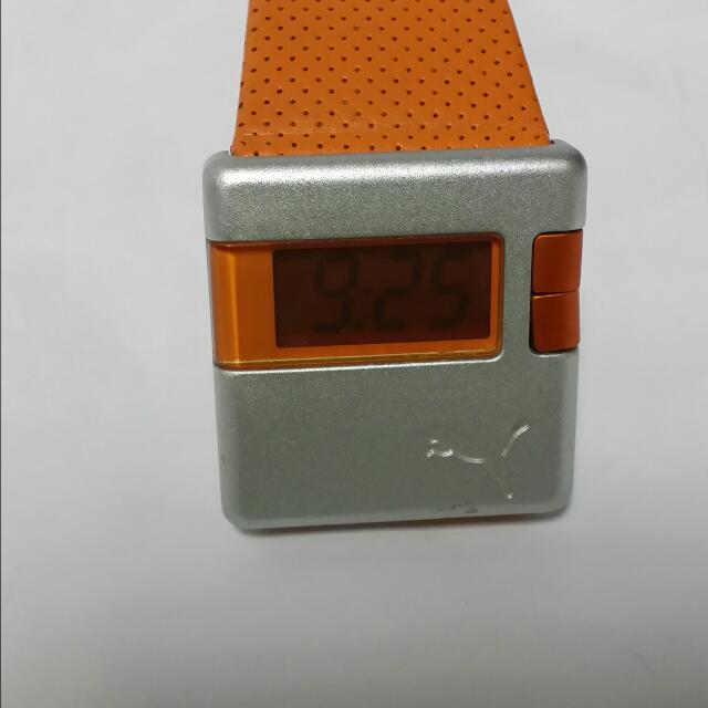 puma stainless steel back watch