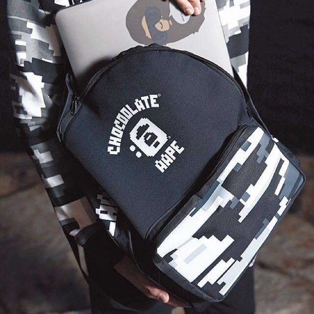 Aape x chocoolate backpack clearance