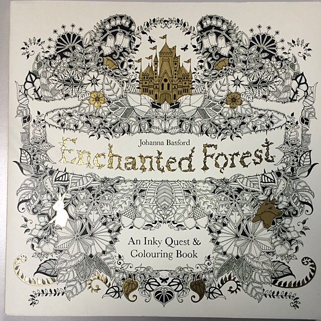 Enchanted Forest Colouring Book Johanna Basford, Hobbies & Toys, Books ...