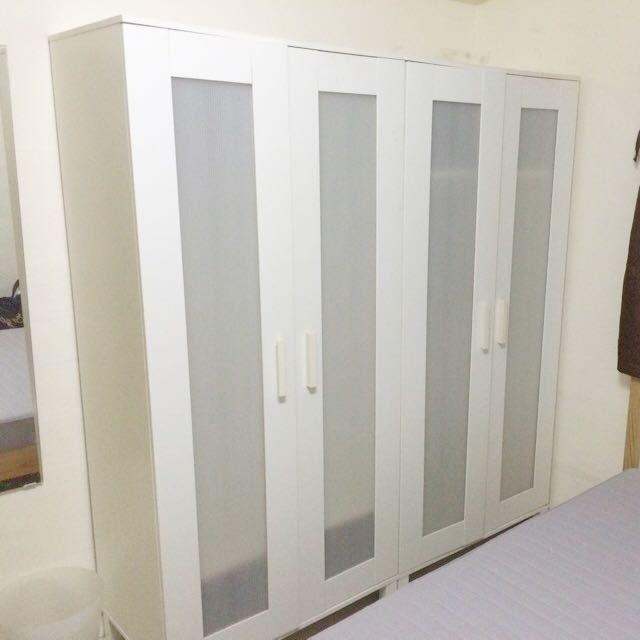 Ikea Aneboda Wardrobe White 4 Pcs Available Furniture On