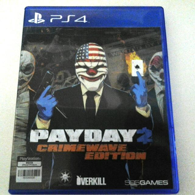 payday на playstation 4 payday на playstation 4