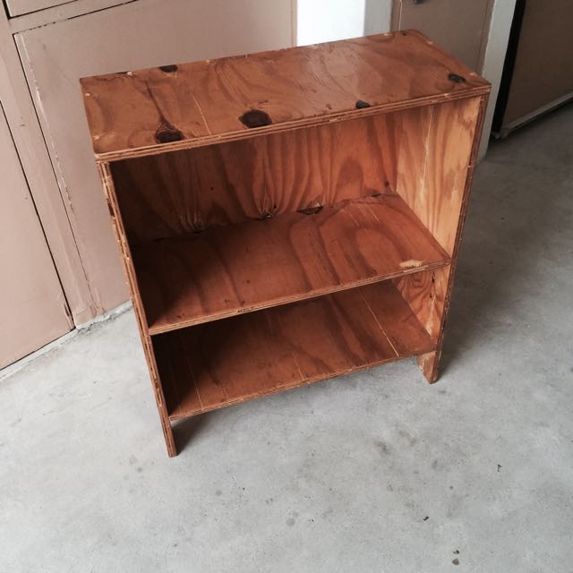 Solid Plywood Vintage Shelf Rack Furniture On Carousell