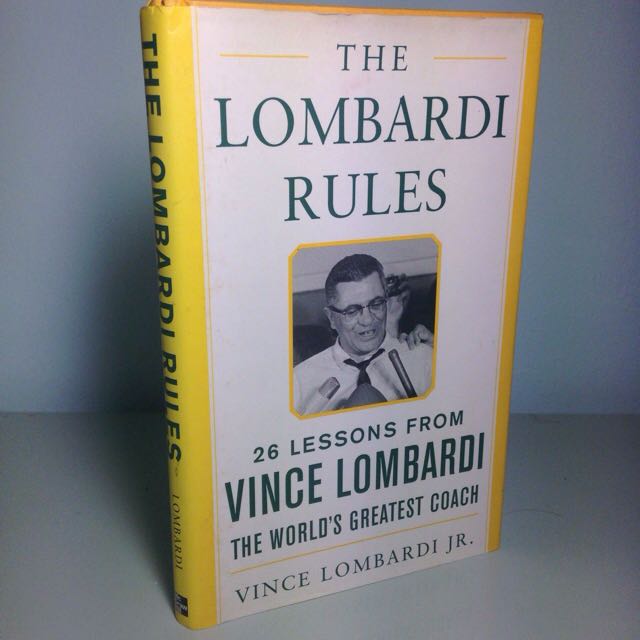 The Lombardi Rules Books Stationery On Carousell