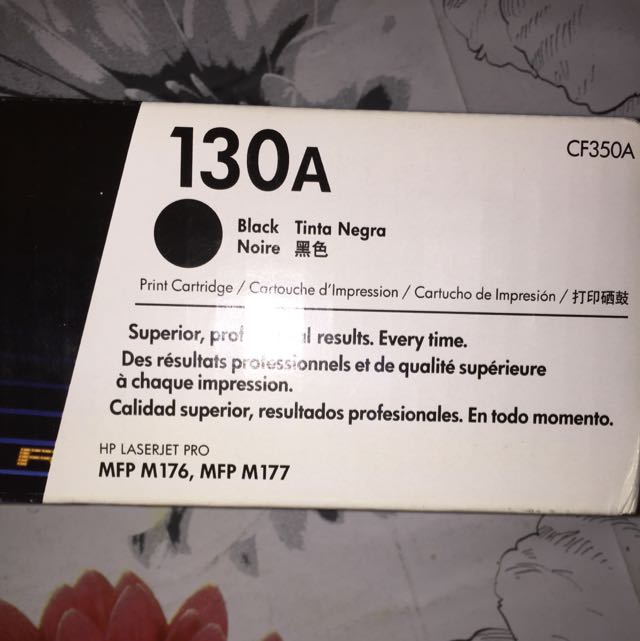 HP LaserJet 130A Black Printer Cartridge, Everything Else on Carousell