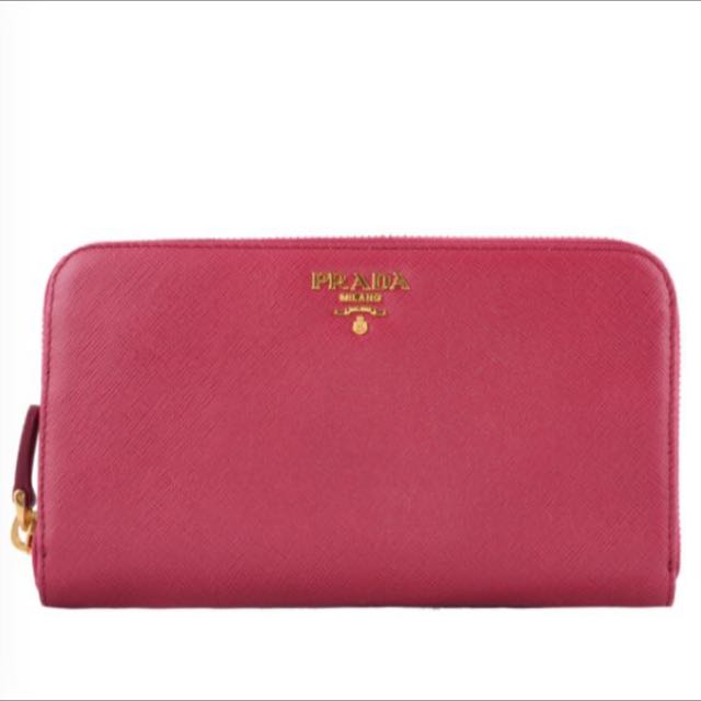 Portafoglio lampo prada sale