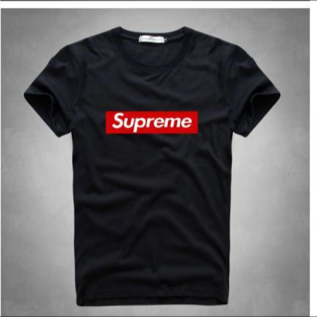 Red Supreme Box Logo T Shirt Cheap Logo Supreme T Shirt 47 OFF