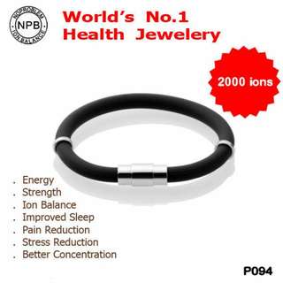 Anti-radiation Anti-fatique Sporty Unisex Health Bracelet (p094)
