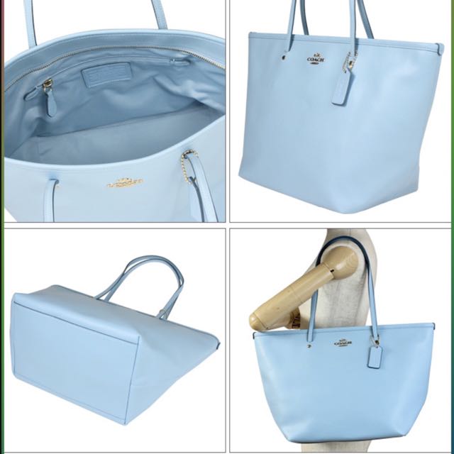 Coach Tote Bag With Zipper Women S Fashion On Carousell