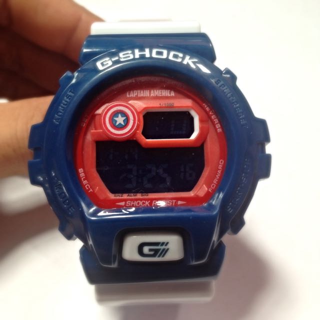 g shock captain america edition