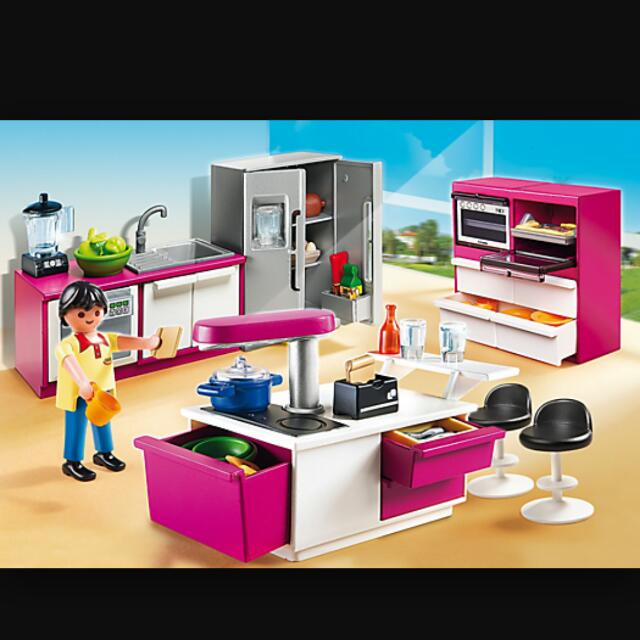 playmobil 5582 modern kitchen