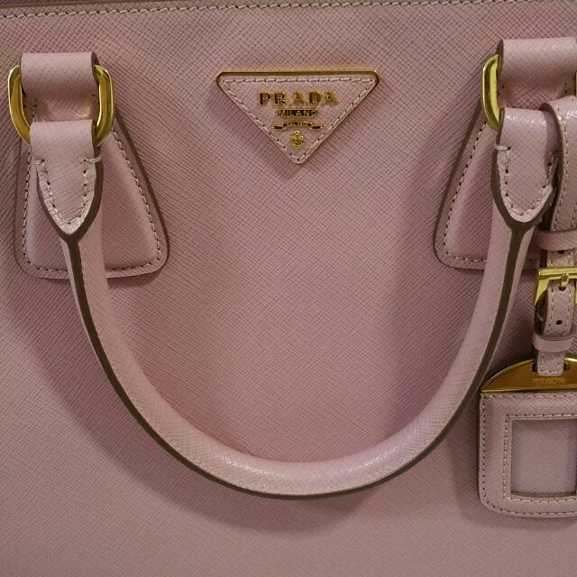 prada baby pink bag