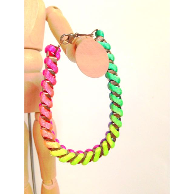 Rainbow Braided Bracelet Reserved Women s Fashion Jewelry