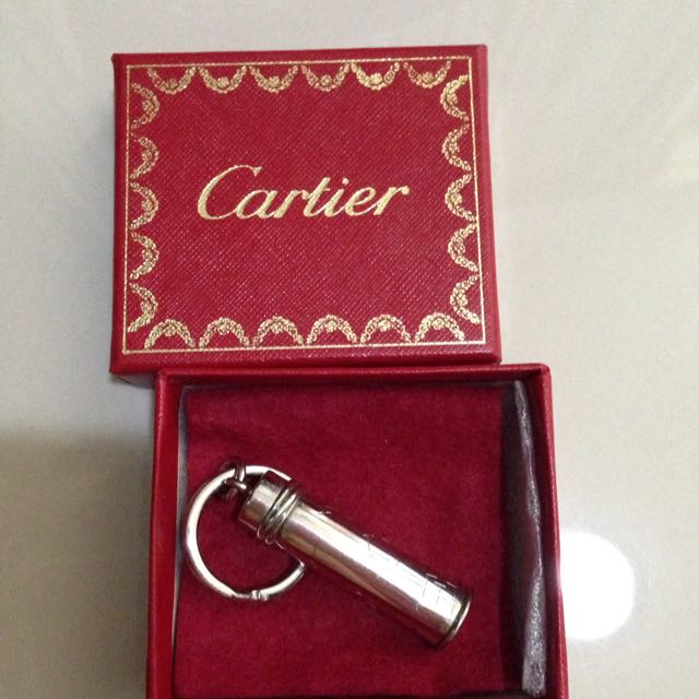 Vintage Cartier Cylinder Key Ring 