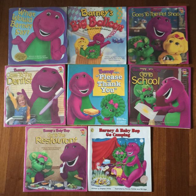 Barney Books (reserved), Hobbies & Toys, Books & Magazines, Children's ...
