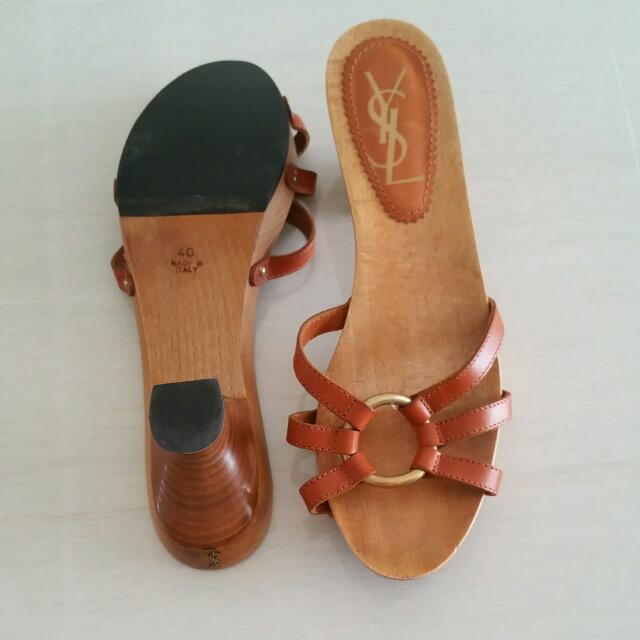 ysl clogs