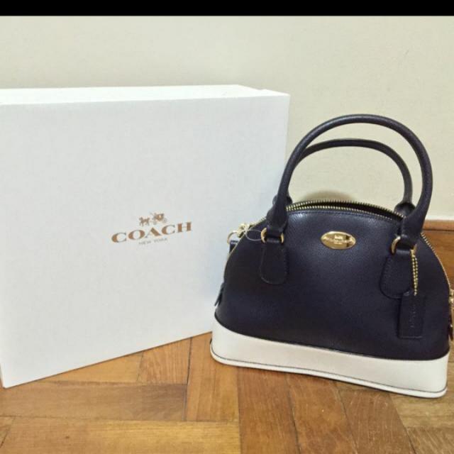 Brand New Coach Mini Bag Midnight Chalk Luxury On Carou