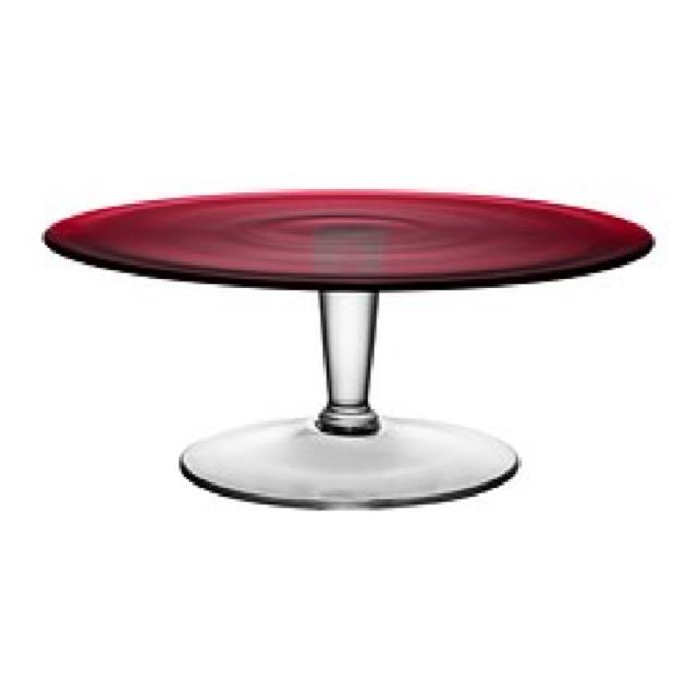Ikea brollop serving stand with lid glass tray birthday afternoon tea  display cake stand plate platter, Furniture & Home Living, Kitchenware &  Tableware, Bakeware on Carousell