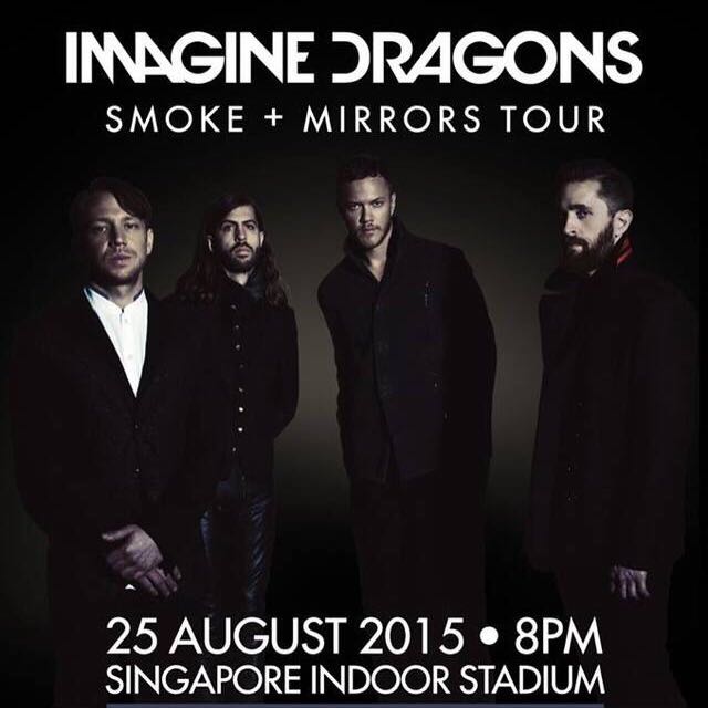 Imagine Dragons Concert Tickets, Tickets & Vouchers, Event Tickets on