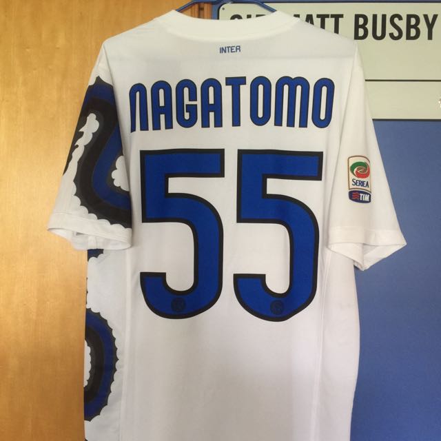 Official Authentic Nike Inter Milan 2010 11 Away Jersey Serie A Nagatomo 55 Sports On Carousell