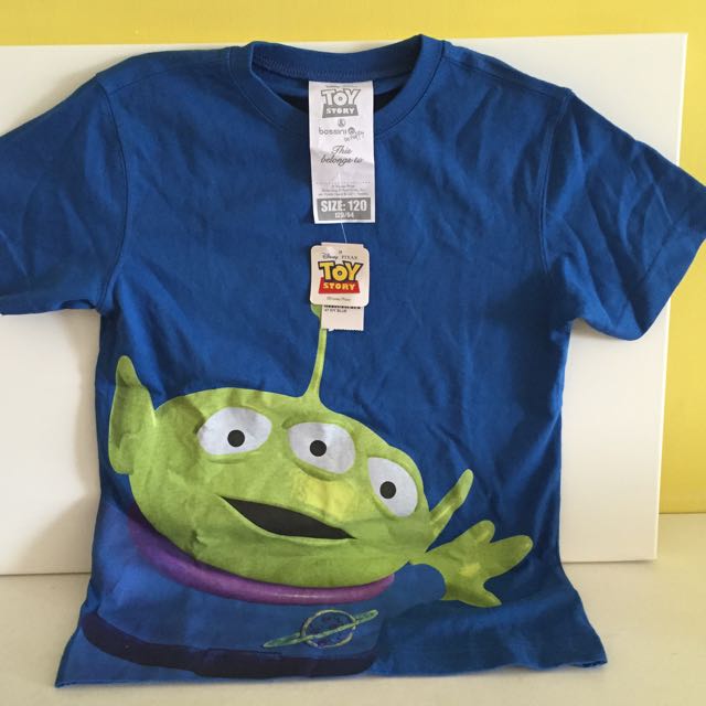 Bnwt Disney Pixar Toy Story Alien Bossini Blue Tshirt Tee Shirt Kids Boys Girls Birthday Theme Party Gift Babies Kids On Carousell