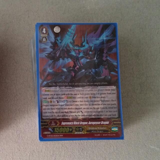 Wallpaper Full Built English Cardfight Vanguard Shadow Paladin Deck Toys For iPhone